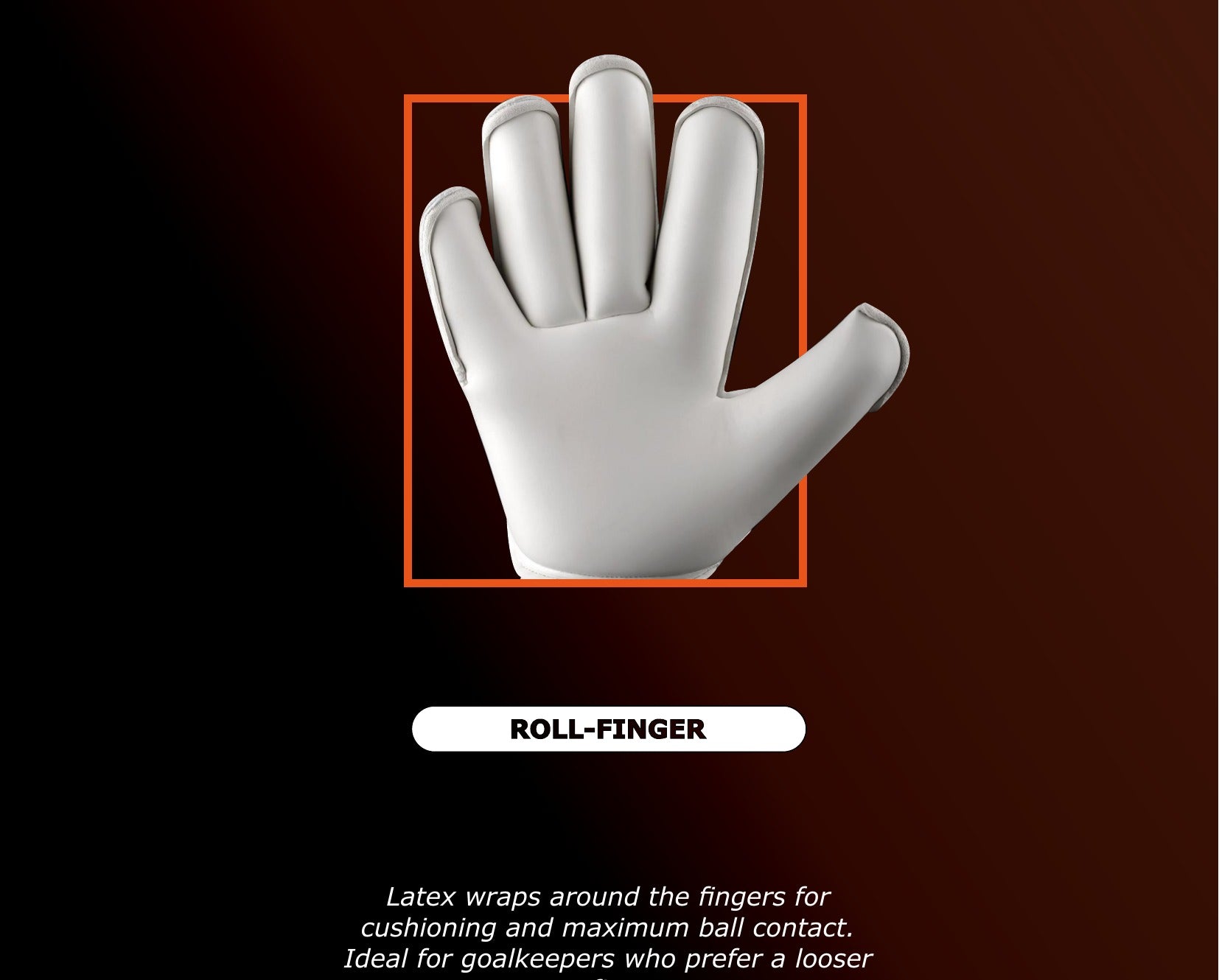 Roll Finger cut glove